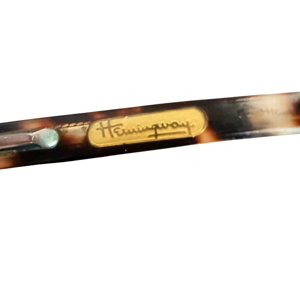 Hemingway Round Antique Tortoise Eyeglasses Frames 44/19/137‎ Mens Womens